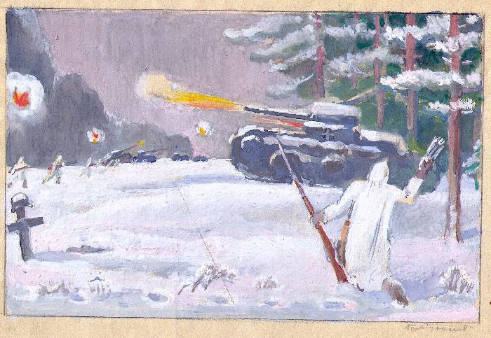 Иллюстрация к сводке Совинформбюро за 20-е января 1942 года